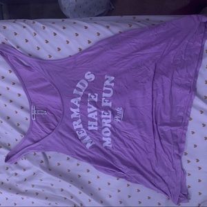 vs pink summer tank